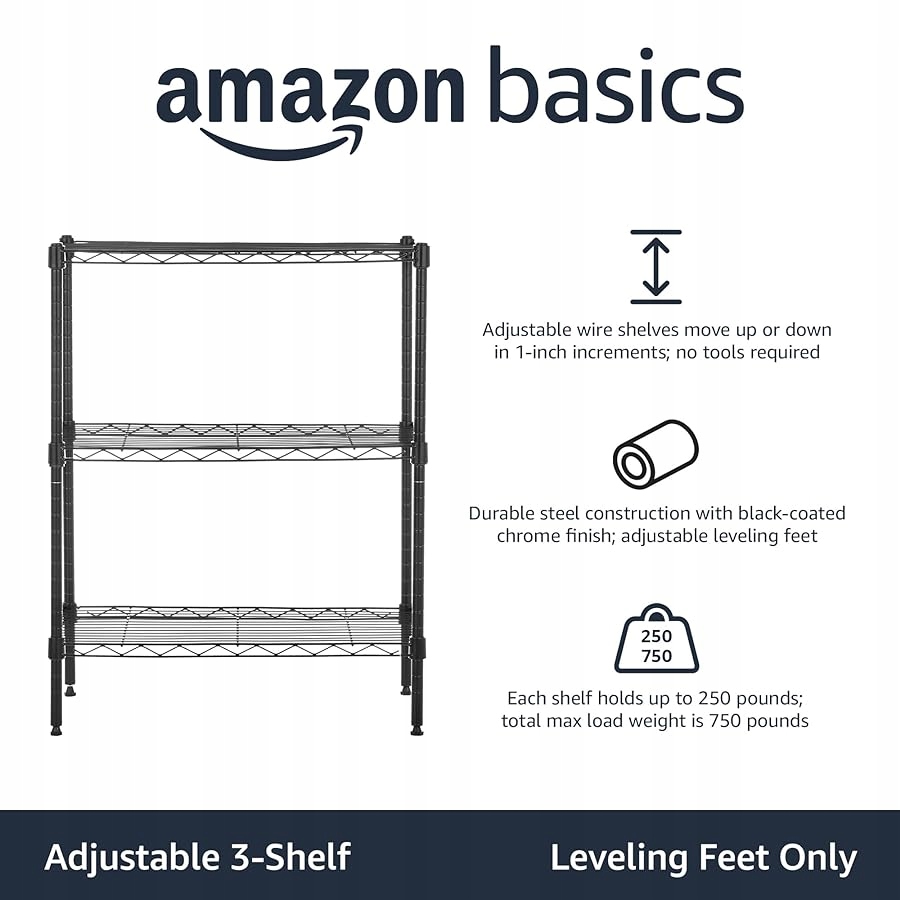 Regał magazynowy metalowy Amazon 76 x 59 x 34