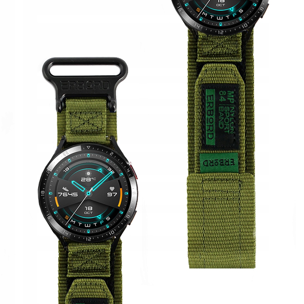 Uniwersalny Pasek Do Zegarka Smart Watch 22MM Erbord Nylonowa Opaska