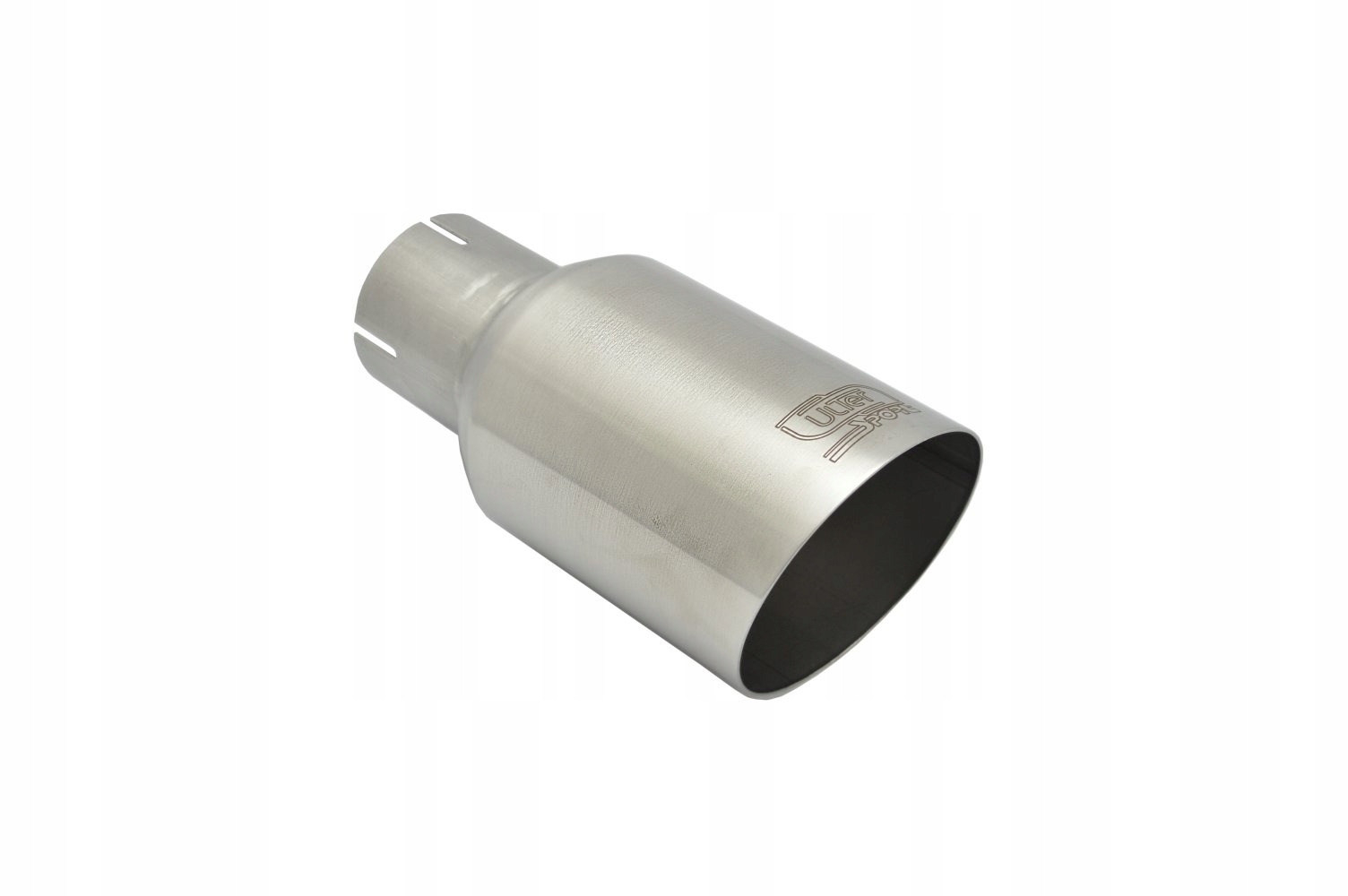 Uniwersalna końcówka tłumika okrągła 90mm długość 120mm śr. montażowa 50mm