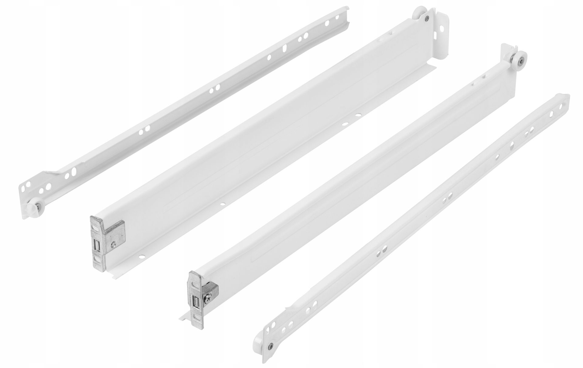 Szuflada niska Metalbox H-54 mm L-500 mm biały RAL9010 Amix
