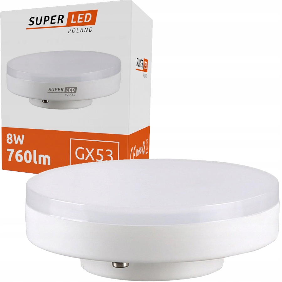 Żarówka Led GX53 7W 2835 barwa ciepła