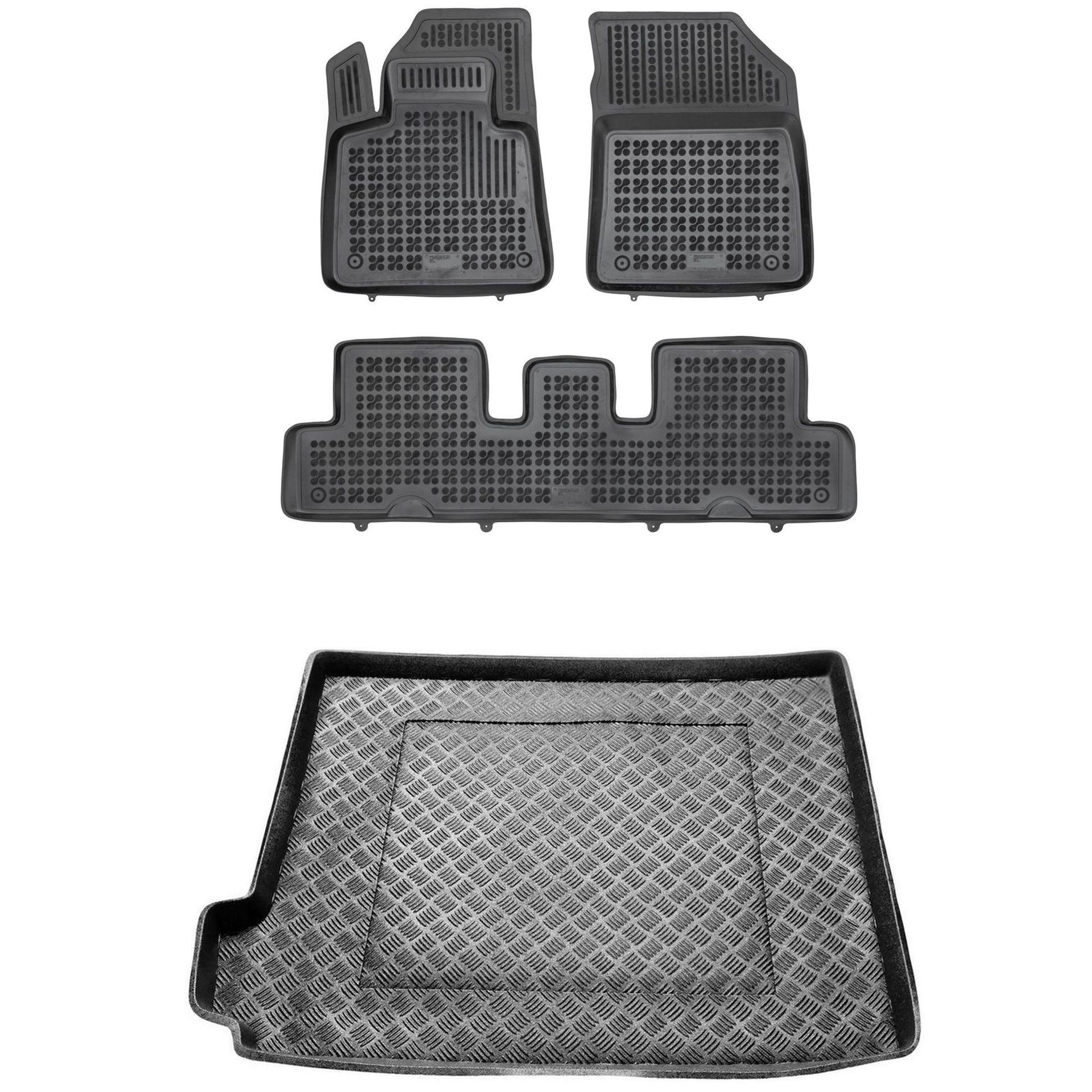Zestaw dywaniki i mata Citroen C4 Grand Picasso II 2013-2018 7 osobowy (zło