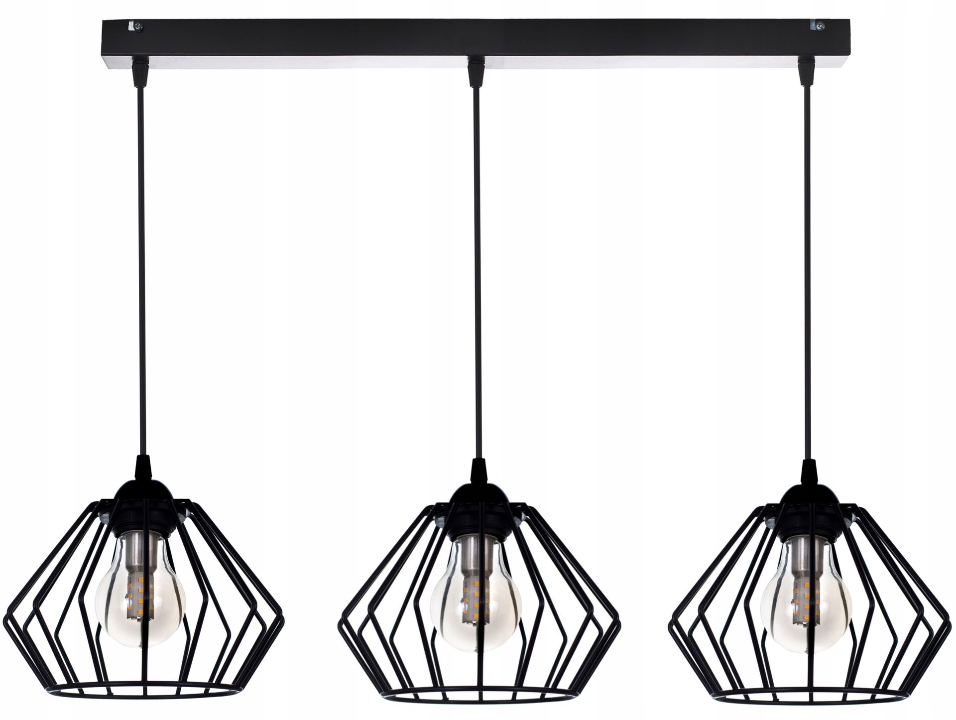 Lampa Wisząca Sufitowa Żyrandol Brylant Loft Drut