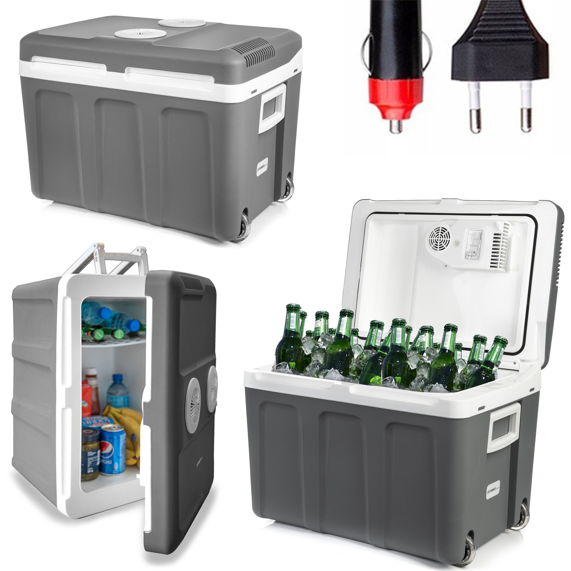 Lodówka turystycznaFIRST Austria Duża 40l kółka rączka