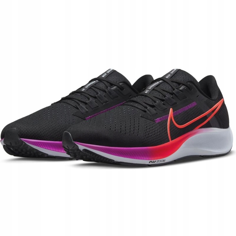 Buty Nike Air Zoom Pegasus 38 CW7356 Czarne Sport Bieganie r.43