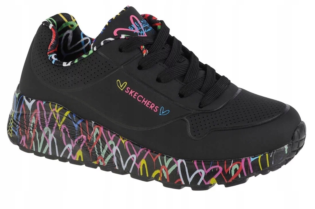 Buty młodzieżowe Skechers Uno Lite 314976L-BKMT
