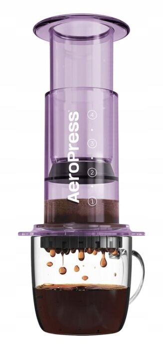 AeroPress Clear Zestaw Zaparzacz do kawy filtry