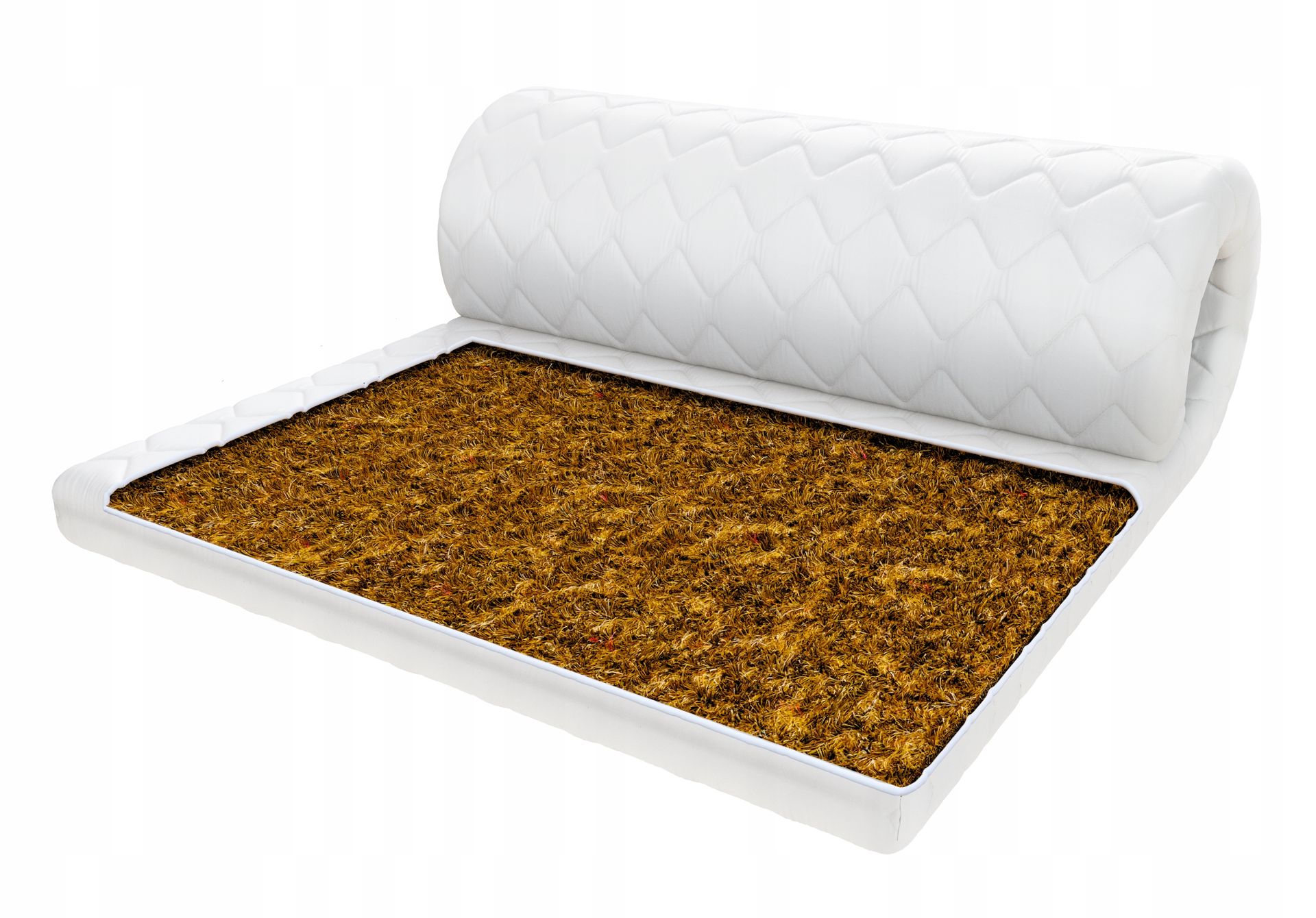 Materac nawierzchniowy 160x200 kokos Topper 3cm