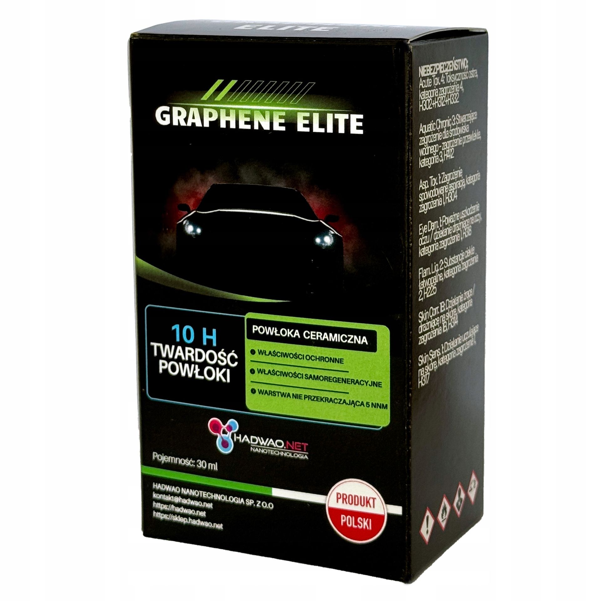 Powłoka grafenowa Graphene Elite, 30 ml Hadwao