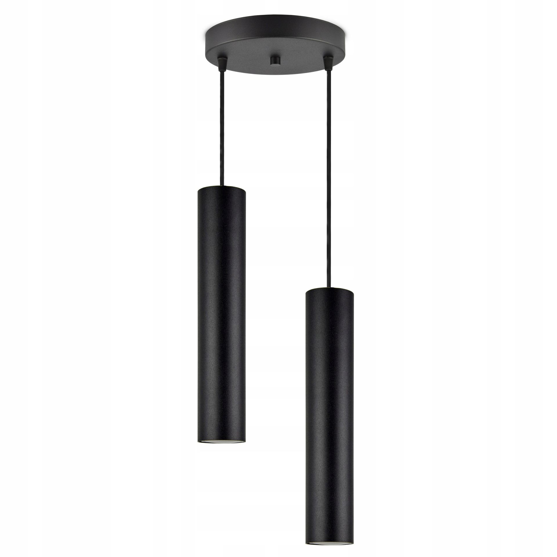 Lampa Wisząca Żyrandol Plafon Tuby Metal Led GU10