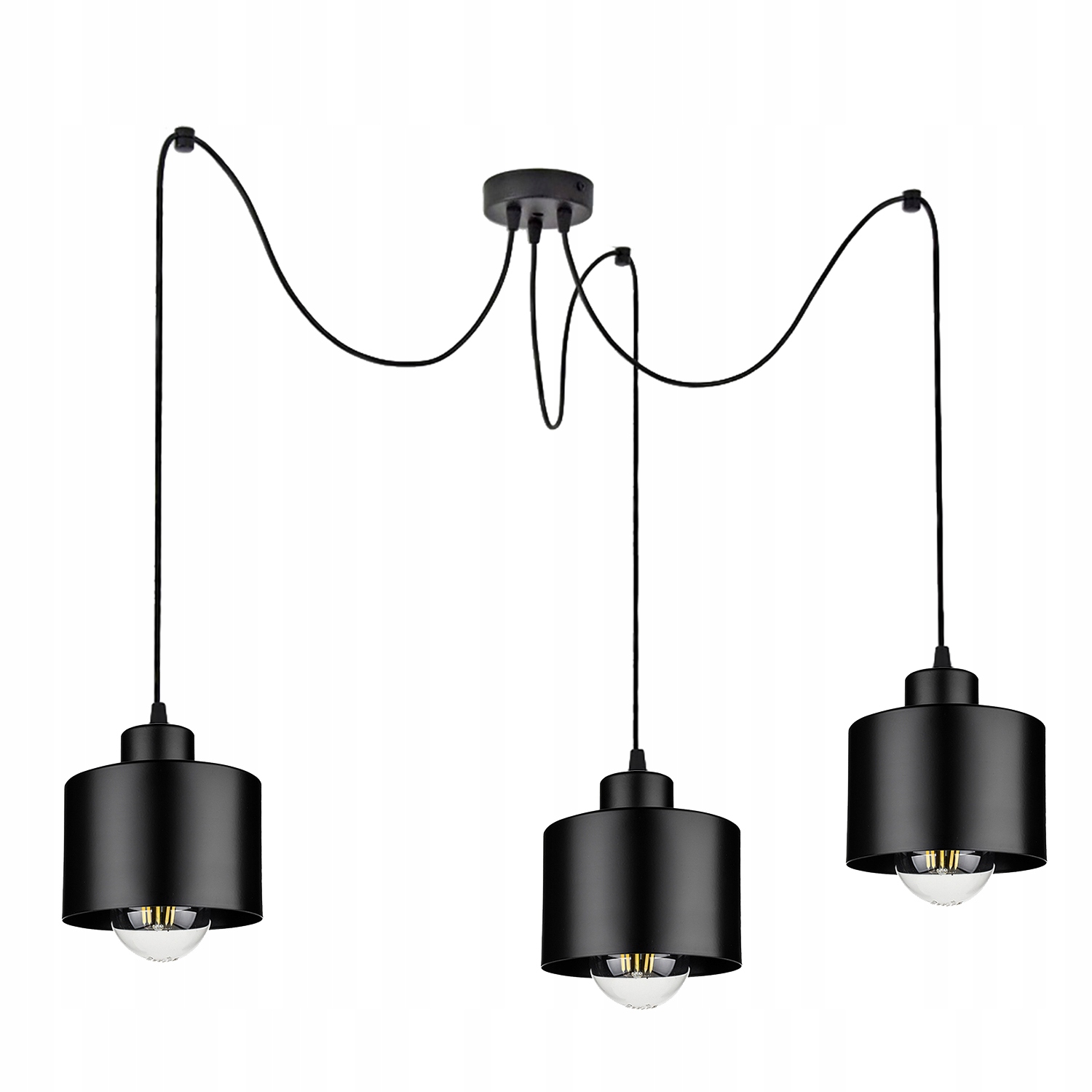 Lampa Wisząca Sufitowa Żyrandol Pająk Edison Loft