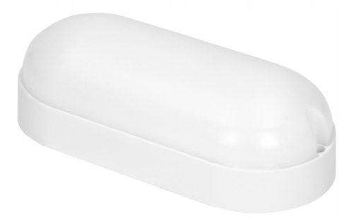 Oprawa kanałowa biała Led Rismo Oval 12W, 1080lm, IP65, IK08, 4