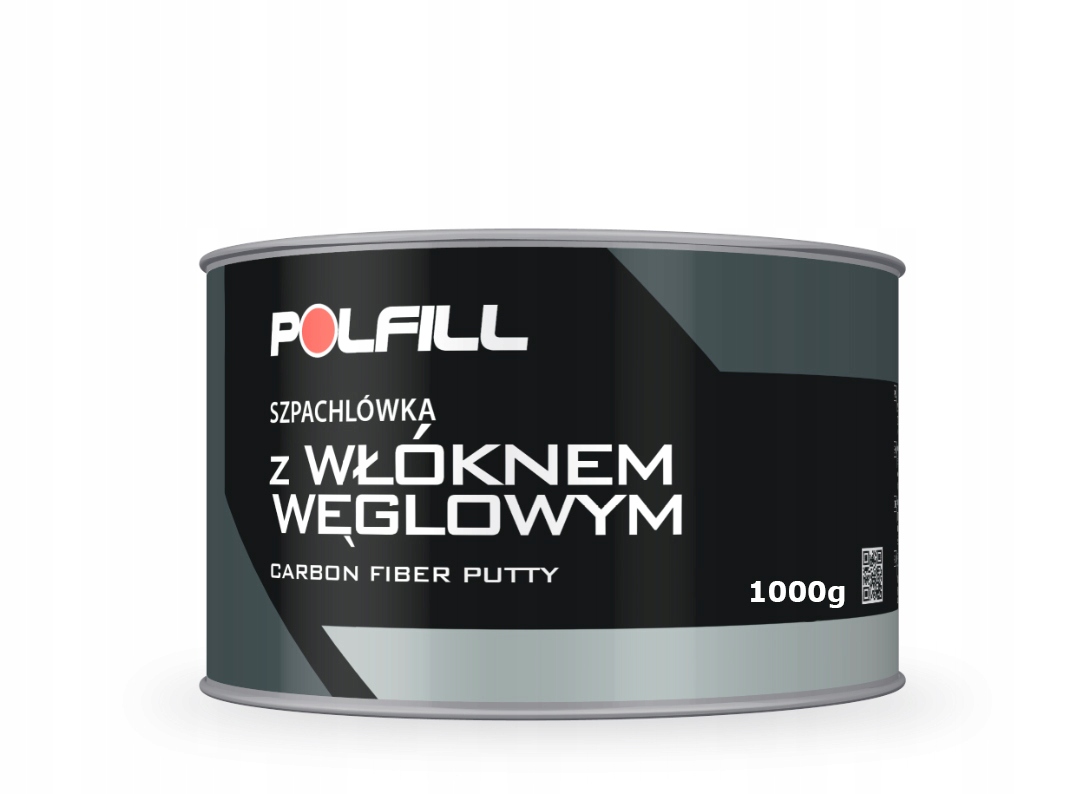 Szpachlówka z włóknem węglowym Polfill 1 kg utwardzacz
