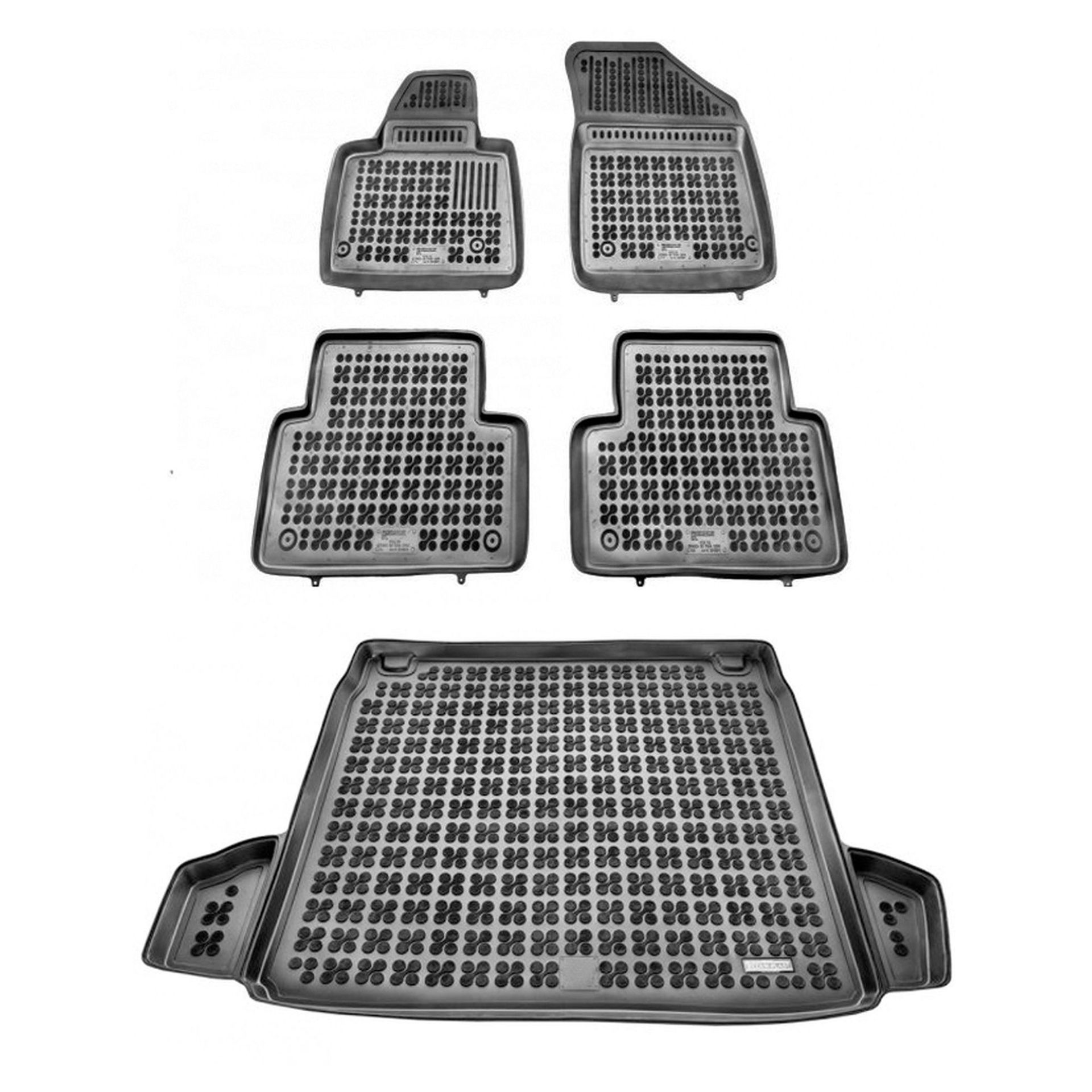 Gumowy zestaw dywaniki i mata Citroen C5 II 2008-2017 Sedan