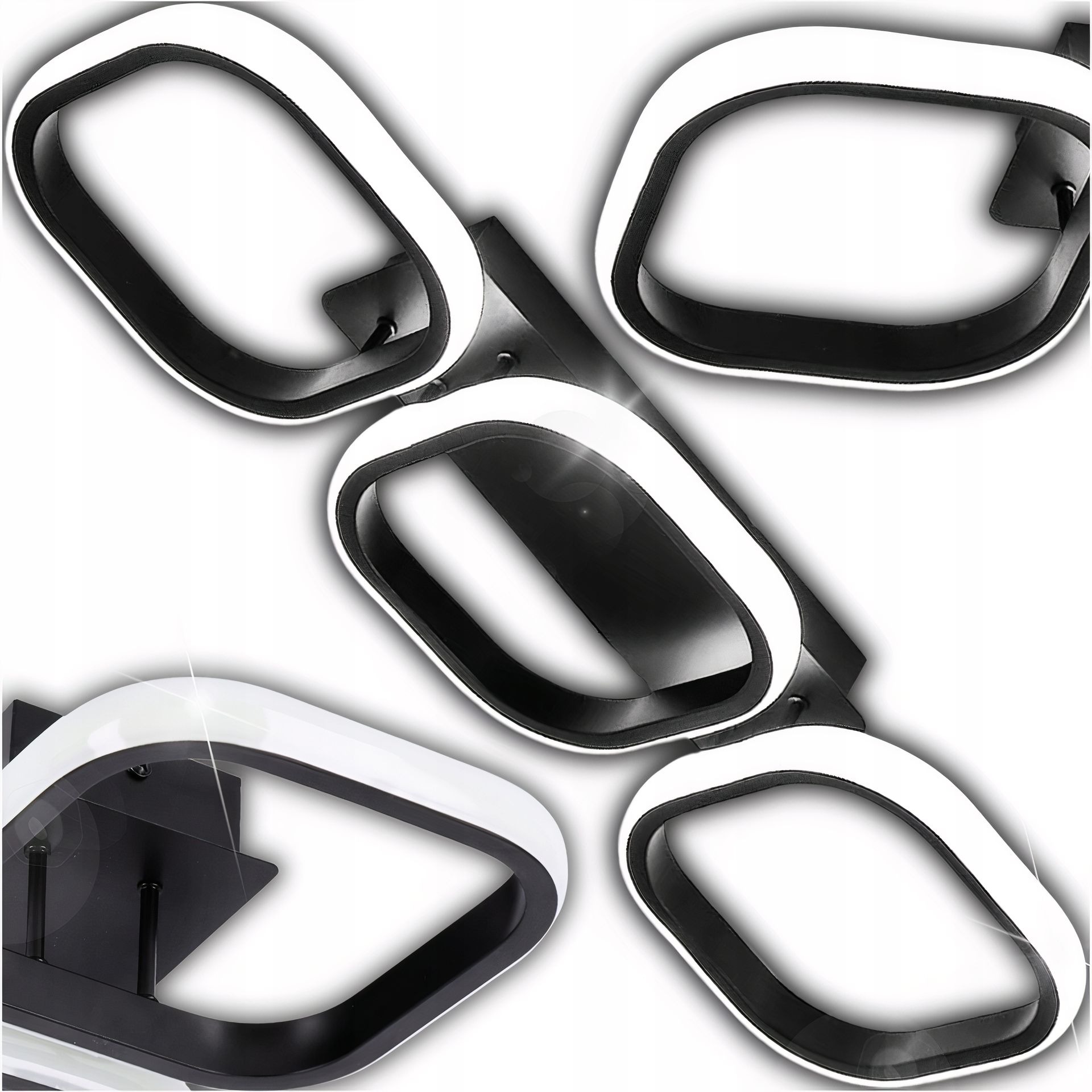 Lampa Led 33W Plafon 3 Barwy Led Do Pokoju Salonu Sypialni Zyrandol Loft