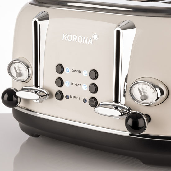 Toster Korona 21676 srebrny/szary 1630 W
