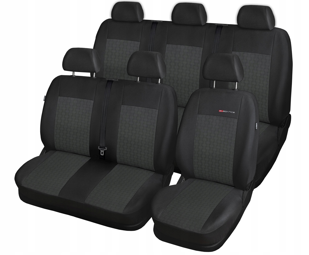 Pokrowce samochodowe miarowe na miarę do Ford Transit VII 6 os.