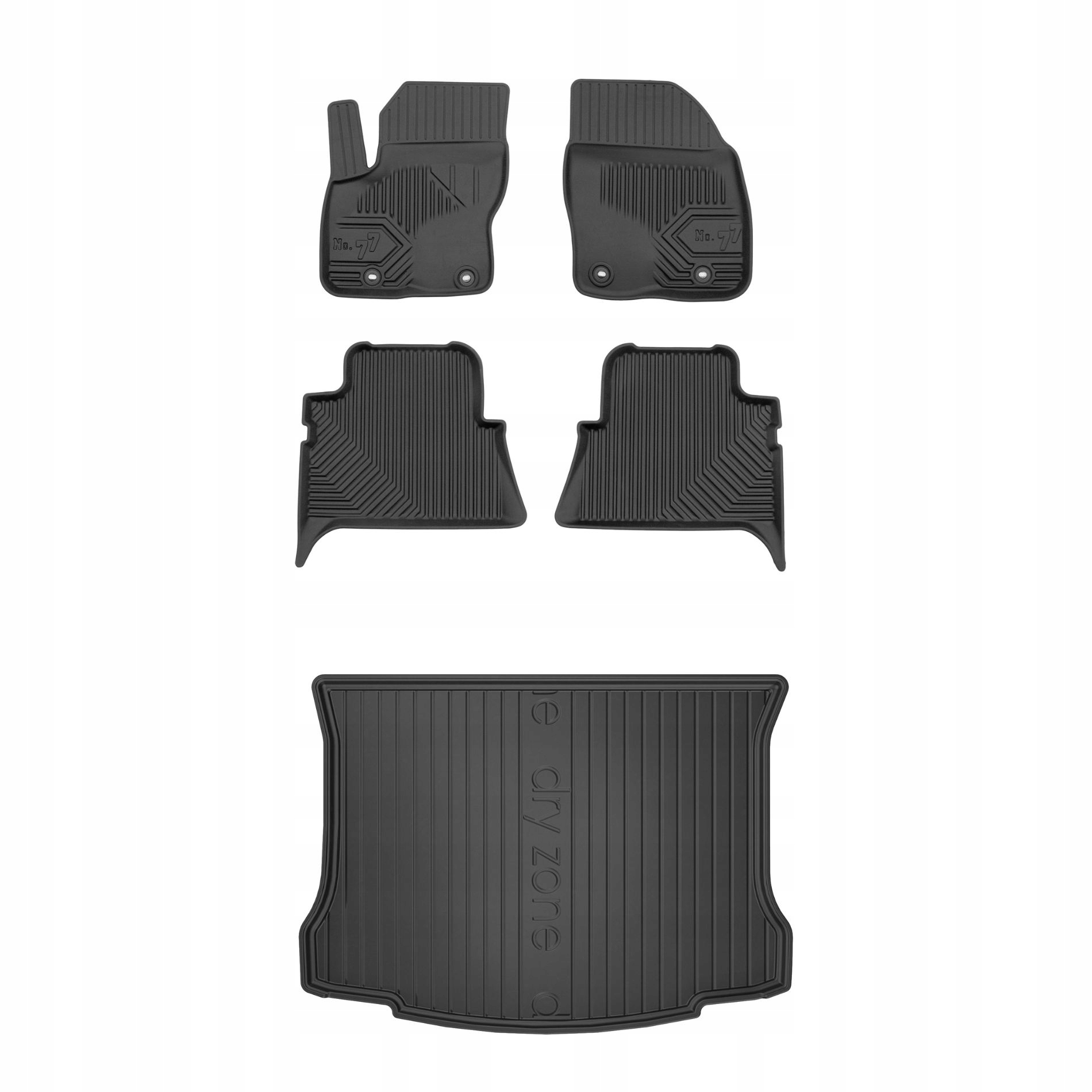 Zestaw dywaniki gumowe i mata do Ford Kuga I 08-13