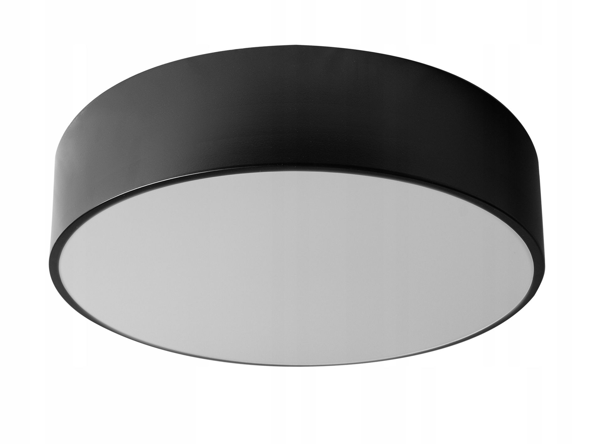 Plafon Sufitowy Okragły Czarny 40CM Natynkowy Lampa Sufitowa Do Kuchni