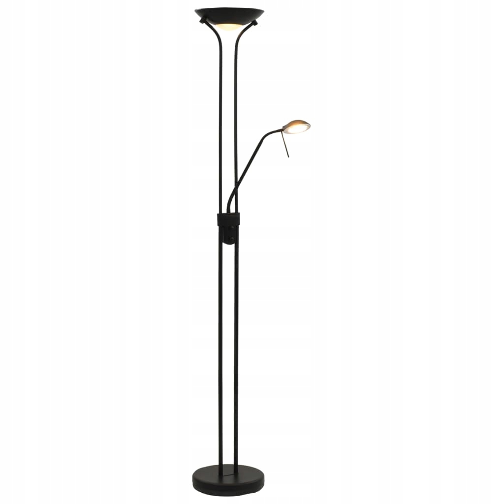 Czarna lampa podłogowa z funkcją przyciemniania - 22X EX05 Z4-K01