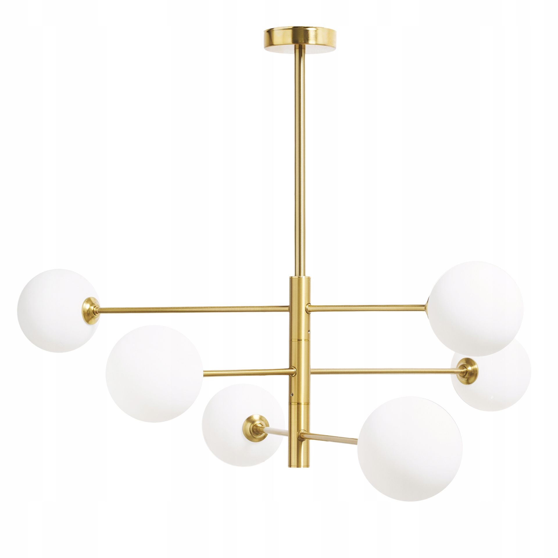 Lampa Wisząca Kule Złota Sufitowa Żyrandol Nowoczesna Loft