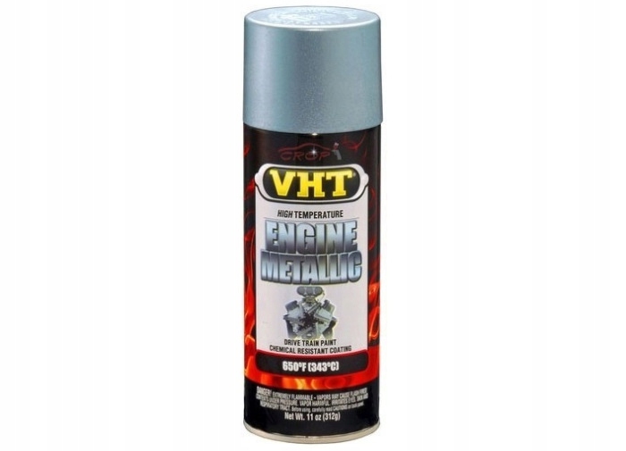 Vht Engine Metallic farba do silników do 343°C, tytanowo-srebrna
