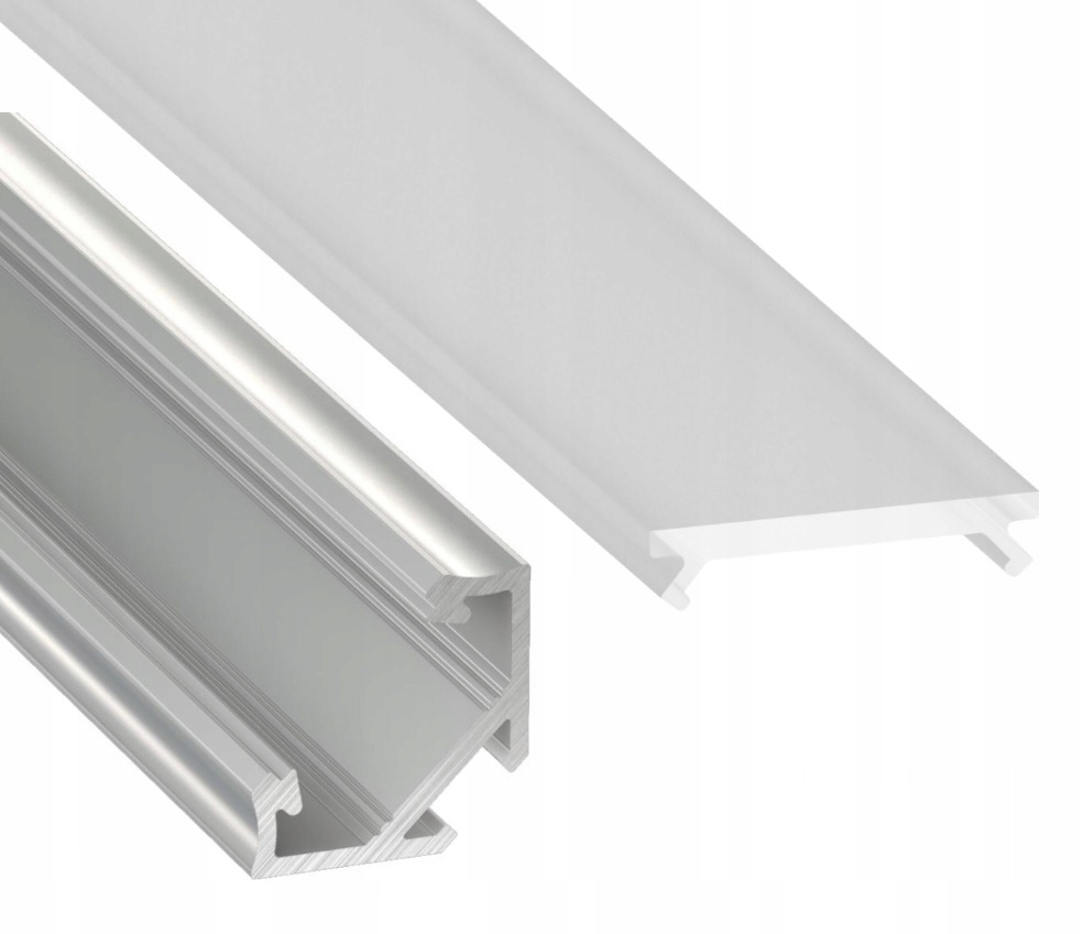 Profil Aluminiowy Narożny Do Taśm Led Z Kloszem