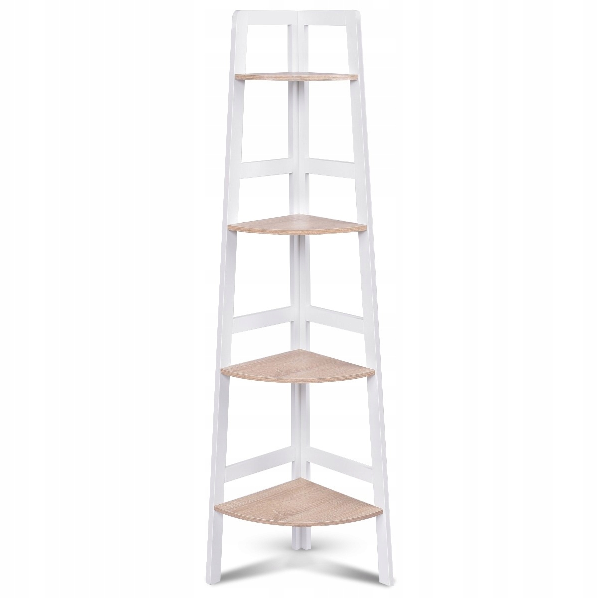 Costway Regał narożny z 4 półkami HW55487
