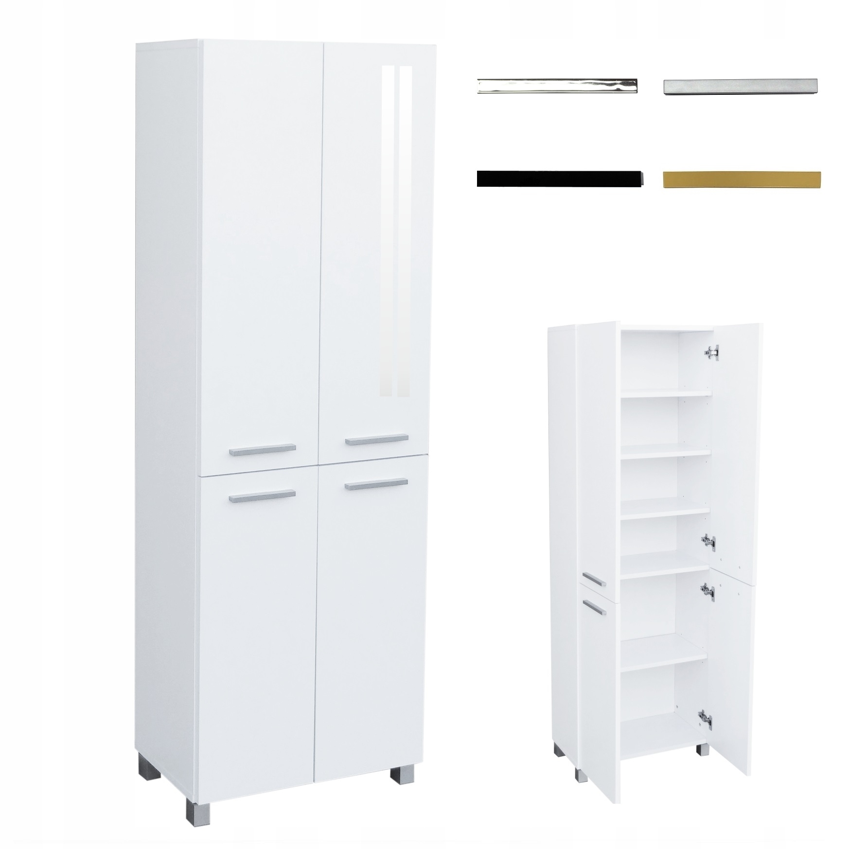 Szafka Łazienkowa stojąca na nóżkach Wysoki Połysk szer.60cm Producent 1440