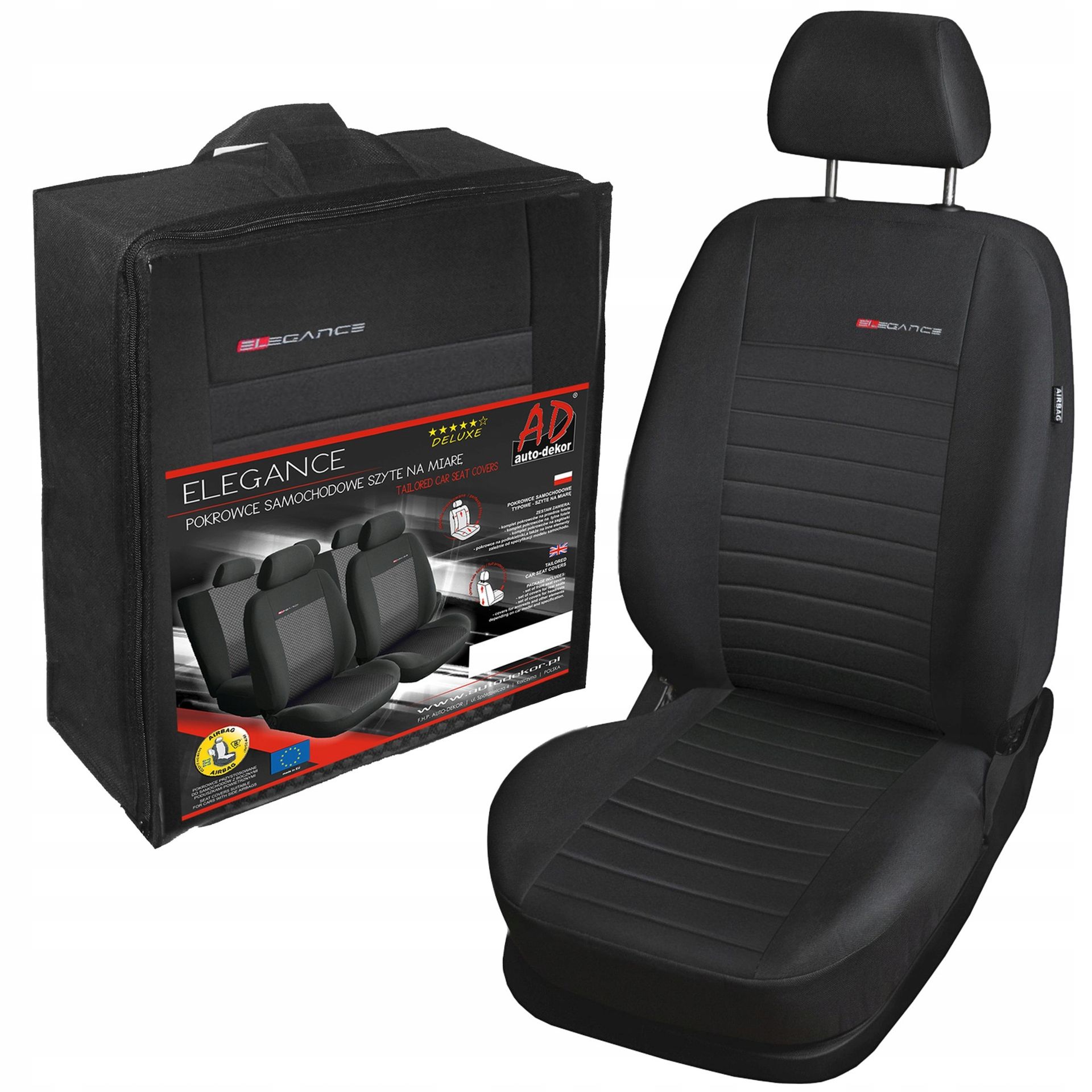 Pokrowce na Fotele samochodowe do Audi A4 B8 2008-2015 S-Line Żakard