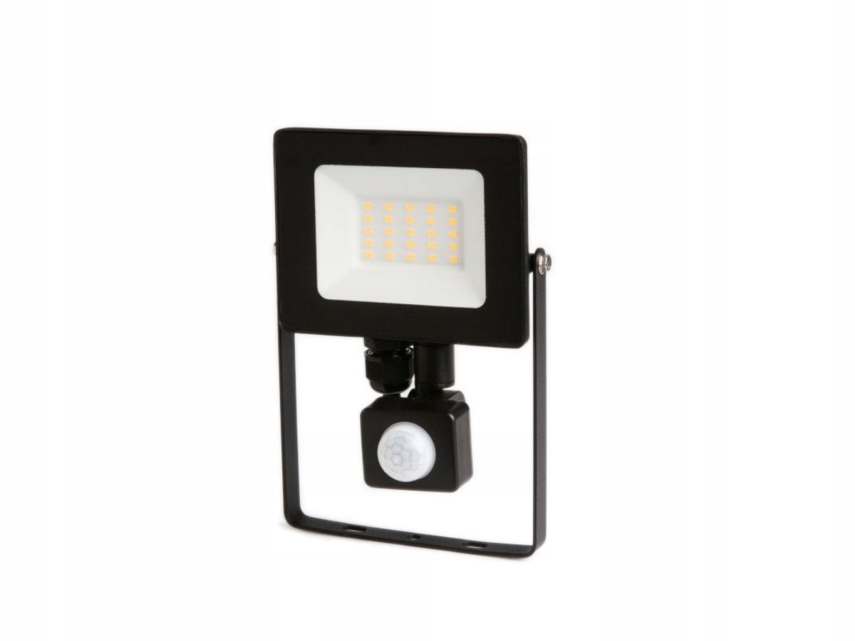 Halogen Naświetlacz Led 30W 6500K Z Czujnikiem Ruchu 2700lm Ecolight