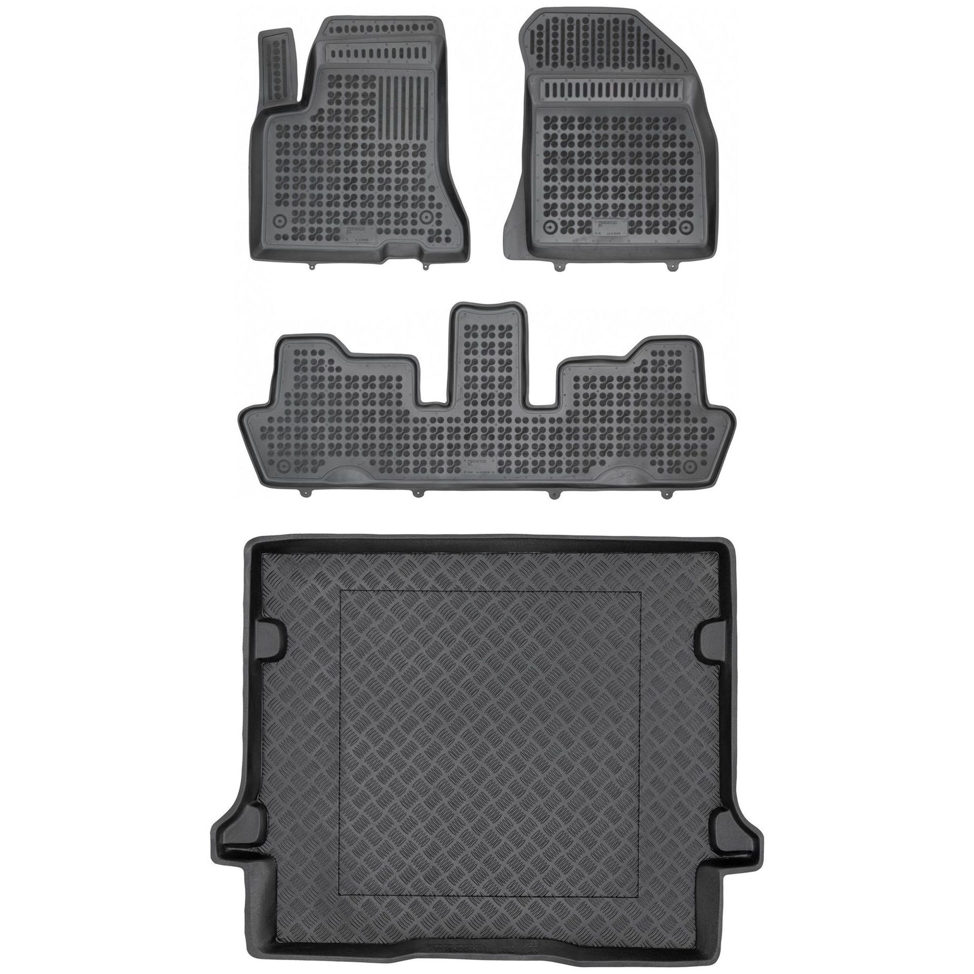 Zestaw dywaniki i mata Citroen C4 Grand Picasso I 2006-2013 7 osobowy (złoż