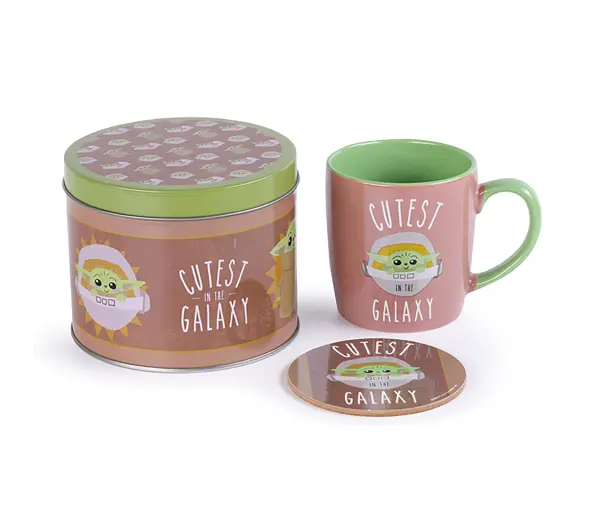 Pyramid GP85477 Podstawka w puszce Star Wars The Mandalorian Cutest In The Galaxy