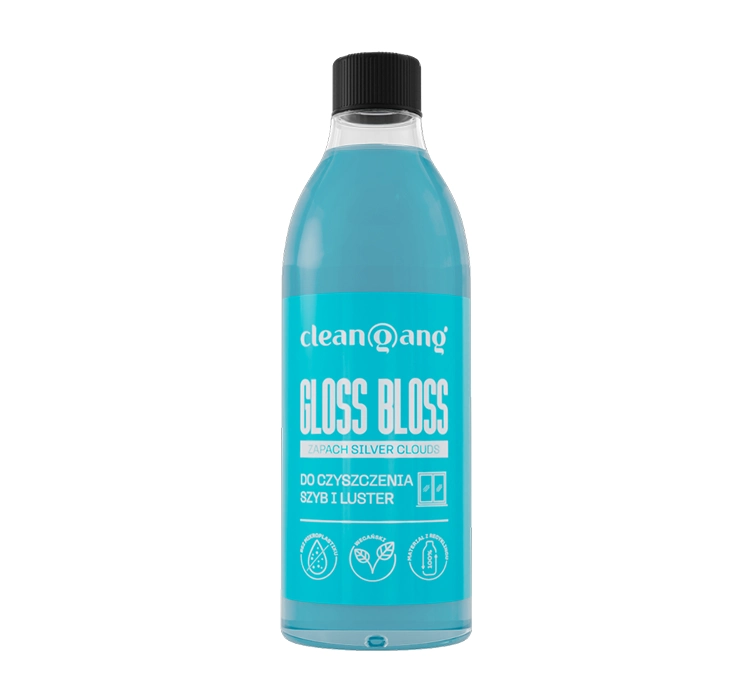 CLEANGANG GLOSS BLOSS PŁYN DO CZYSZCZENIA SZYB I LUSTER SILVER CLOUDS 500ML
