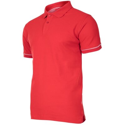LAHTI PRO Koszulka polo czerwona bawełniana rozmiar S L4030701 LPL4030701