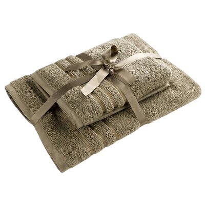 Komplet Ręczników Kąpielowych 2 szt Loca Brąz