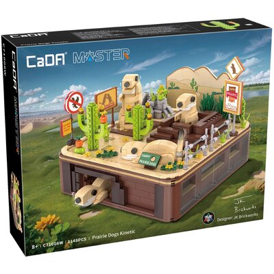 Klocki plastikowe CADA Master Pieski Preriowe Kinetic C71008W | Bezpłatny transport
