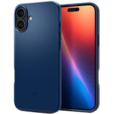 Spigen Thin Fit Mag MagSafe - Etui do iPhone 16 (Navy Blue)