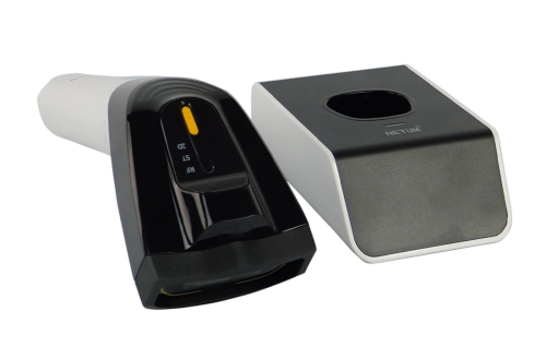 Skaner WIFI Bluetooth kodów QR i kreskowych czytnik RFID ze stacją HD8500-RF