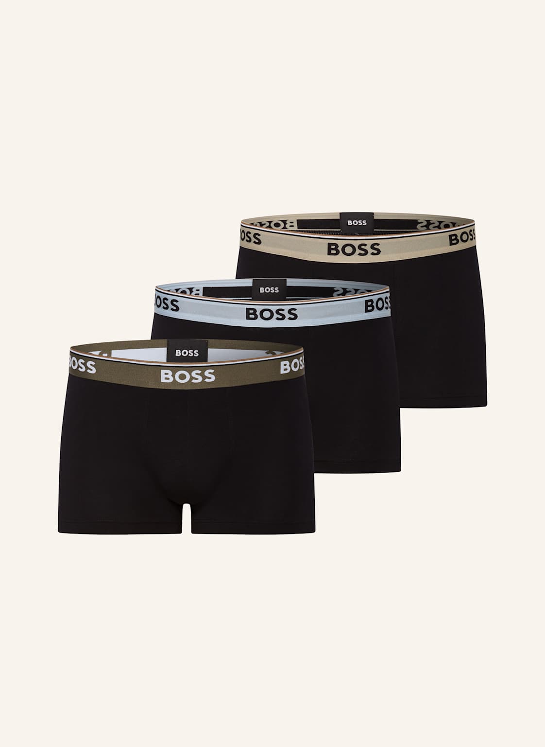 Boss Bokserki Power, 3 Szt. schwarz