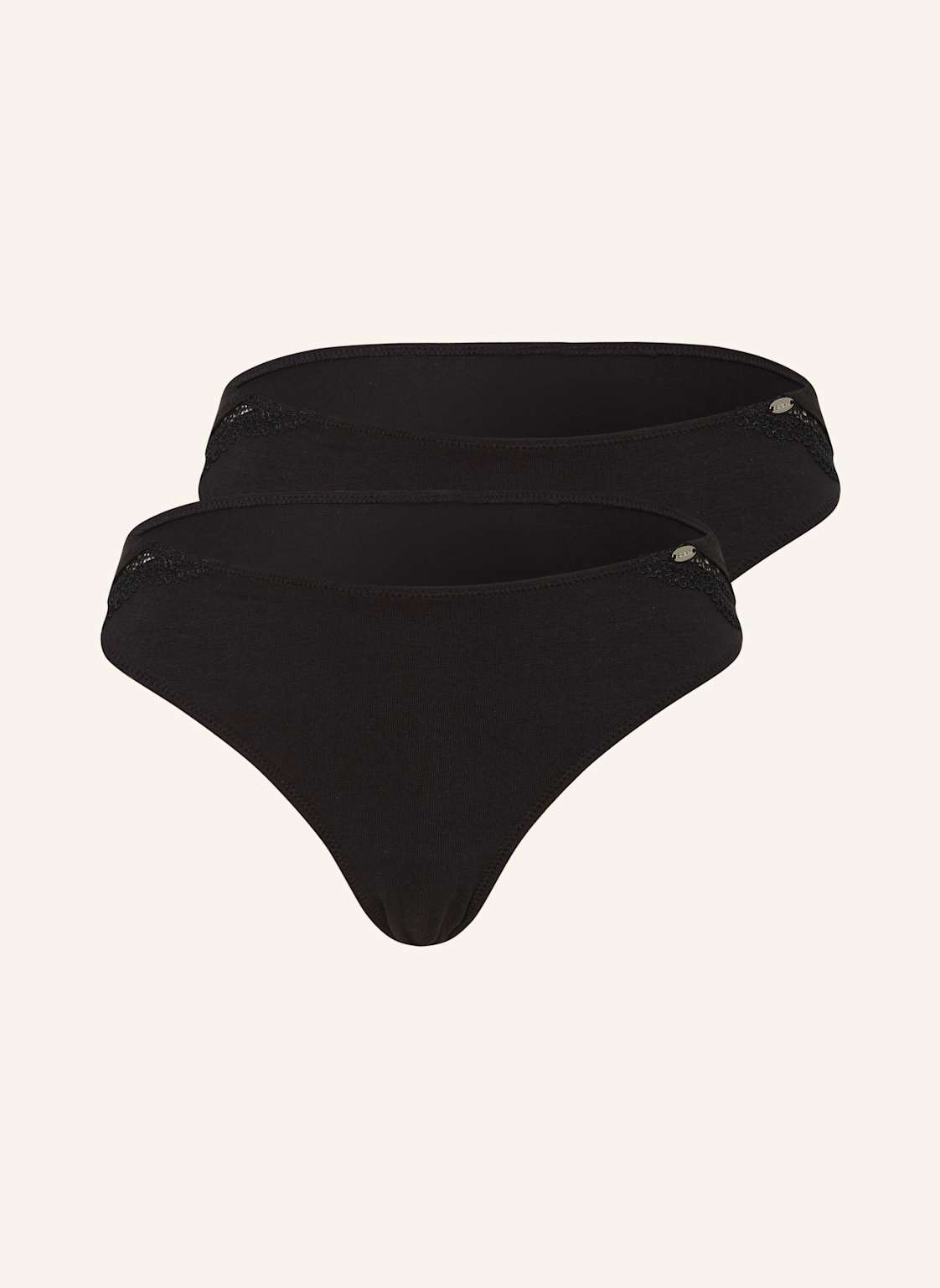 Skiny Figi, 2 Szt. Classiccotton schwarz