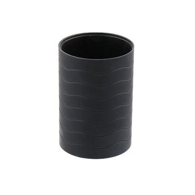 Kubek kosmetyczny LINES czarny mat