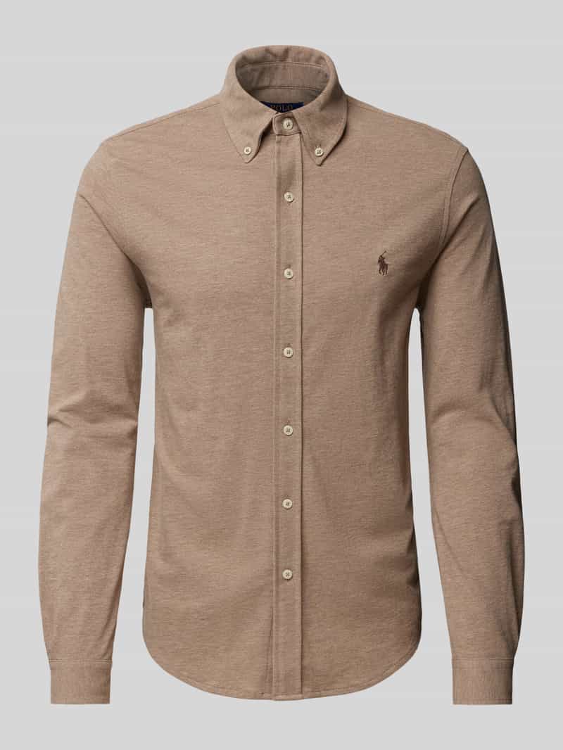 Koszula casualowa o kroju regular fit z kołnierzykiem typu button down