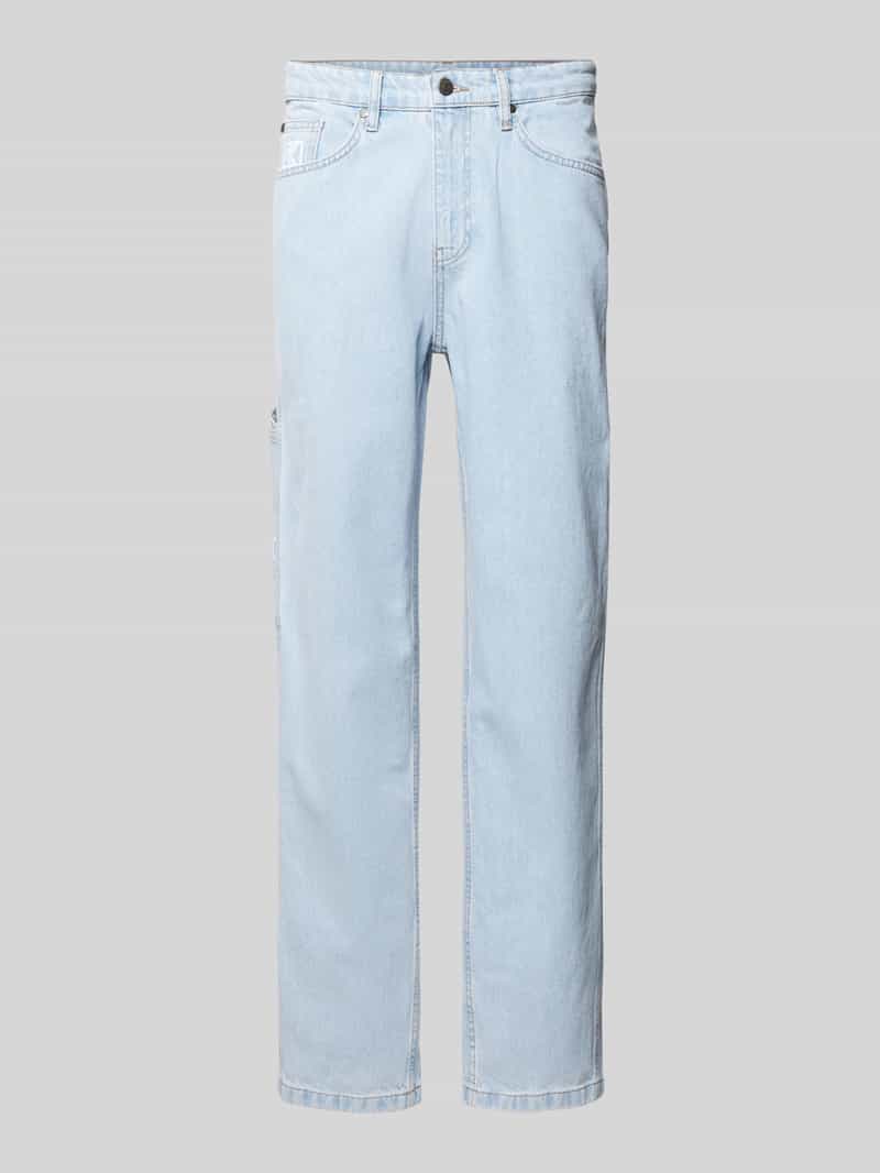Jeansy o kroju baggy fit z 5 kieszeniami