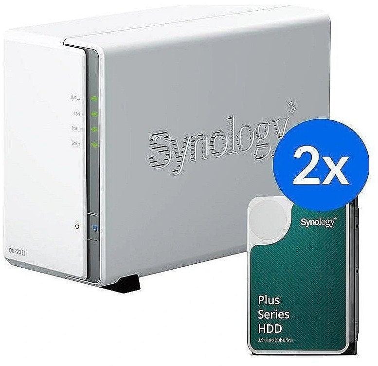 Synology DS223J+2x HAT3300-4T (2x 4TB)