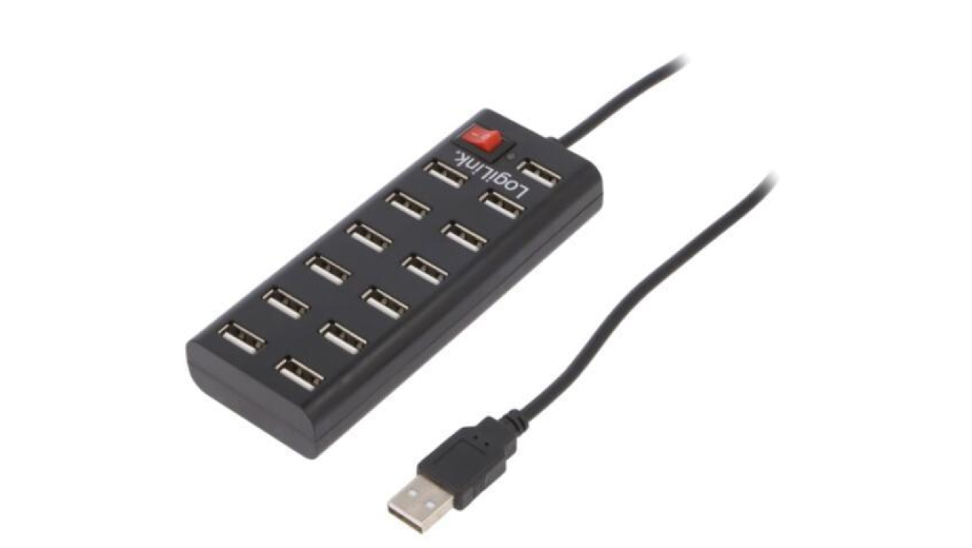 UA0126 Hub USB, USB A gniazdo x13, USB A wtyk, USB 2.0, Ilość portów: 13