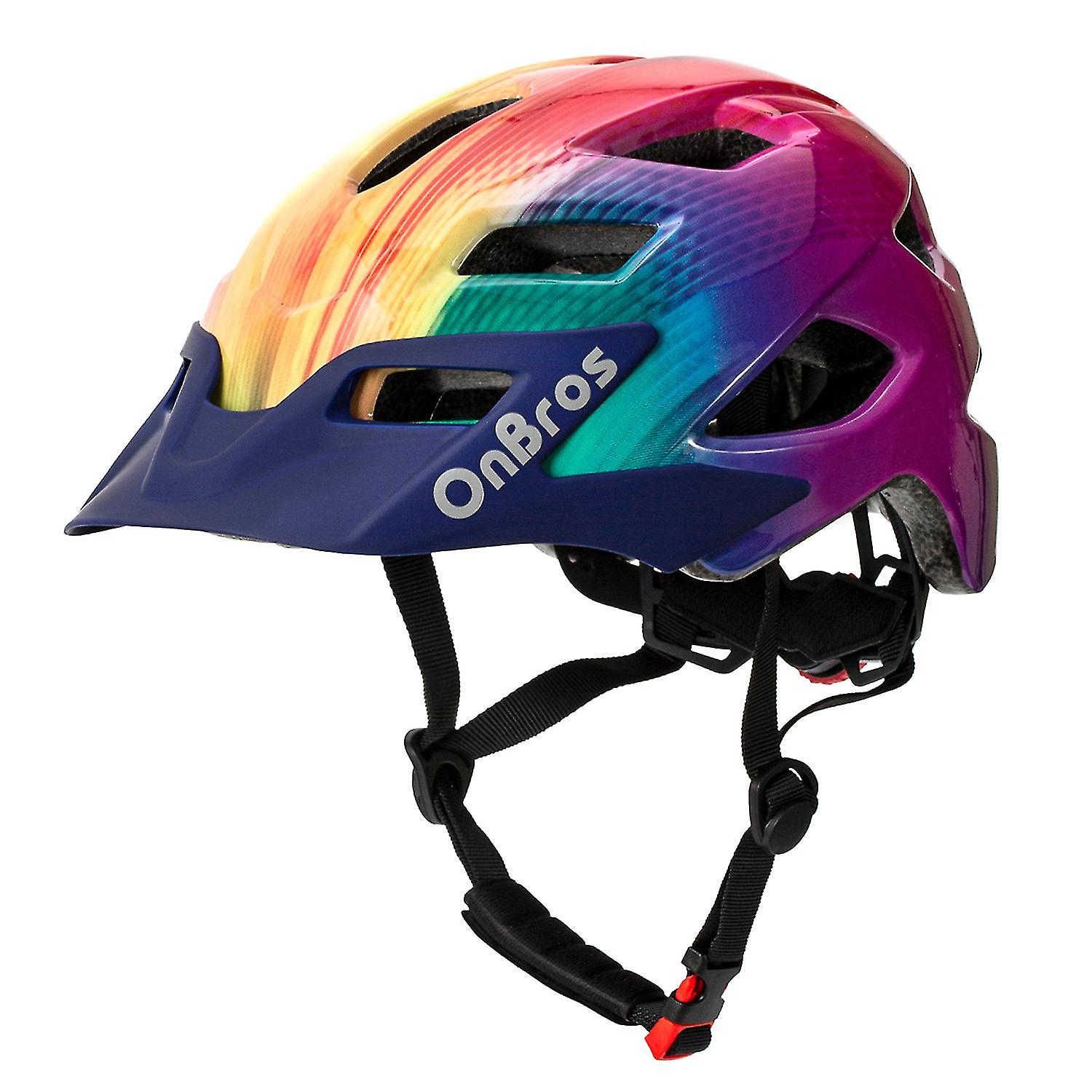 Kask dziecięcy, kask rowerowy dla dzieci Chłopcy i dziewczęta Kask rowerowy z fajnym kaskiem z daszkiem dla 5-14 lat1