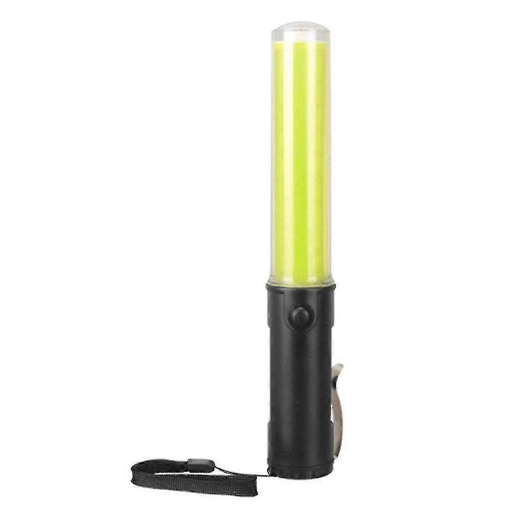 26cm 4 Tryb Traffic Baton Light Stick Led Latarka ostrzegawcza Latarka niebieska Żółty