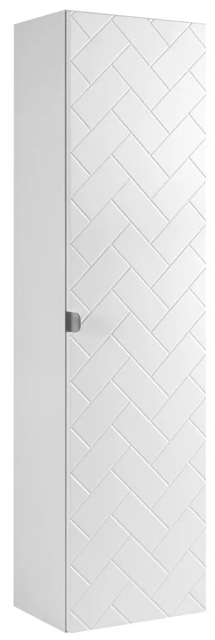 Biały wiszący słupek łazienkowy C3-C58