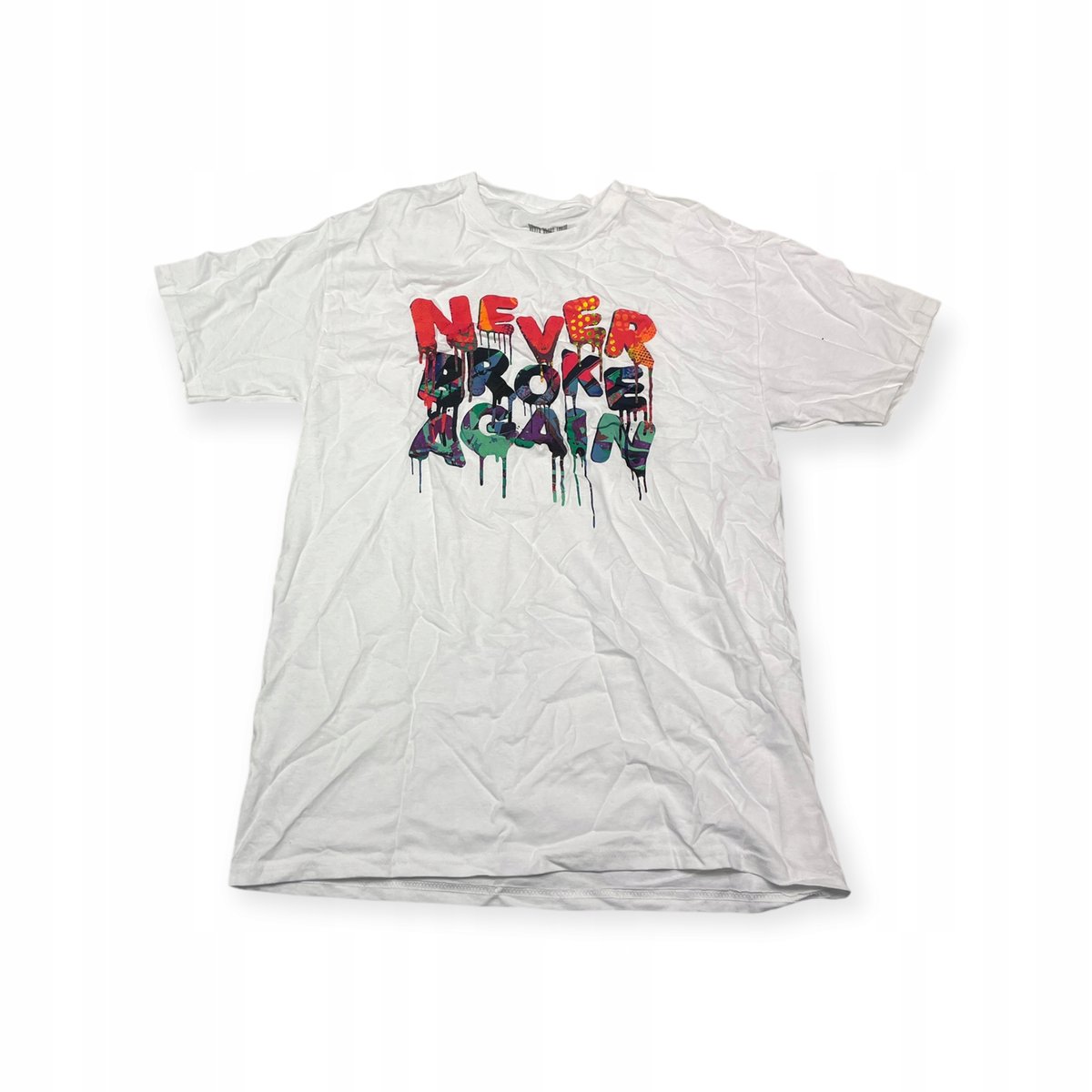 Koszulka T-shirt męski okrągły dekolt SPENCER'S NEVER BROKE AGAIN M